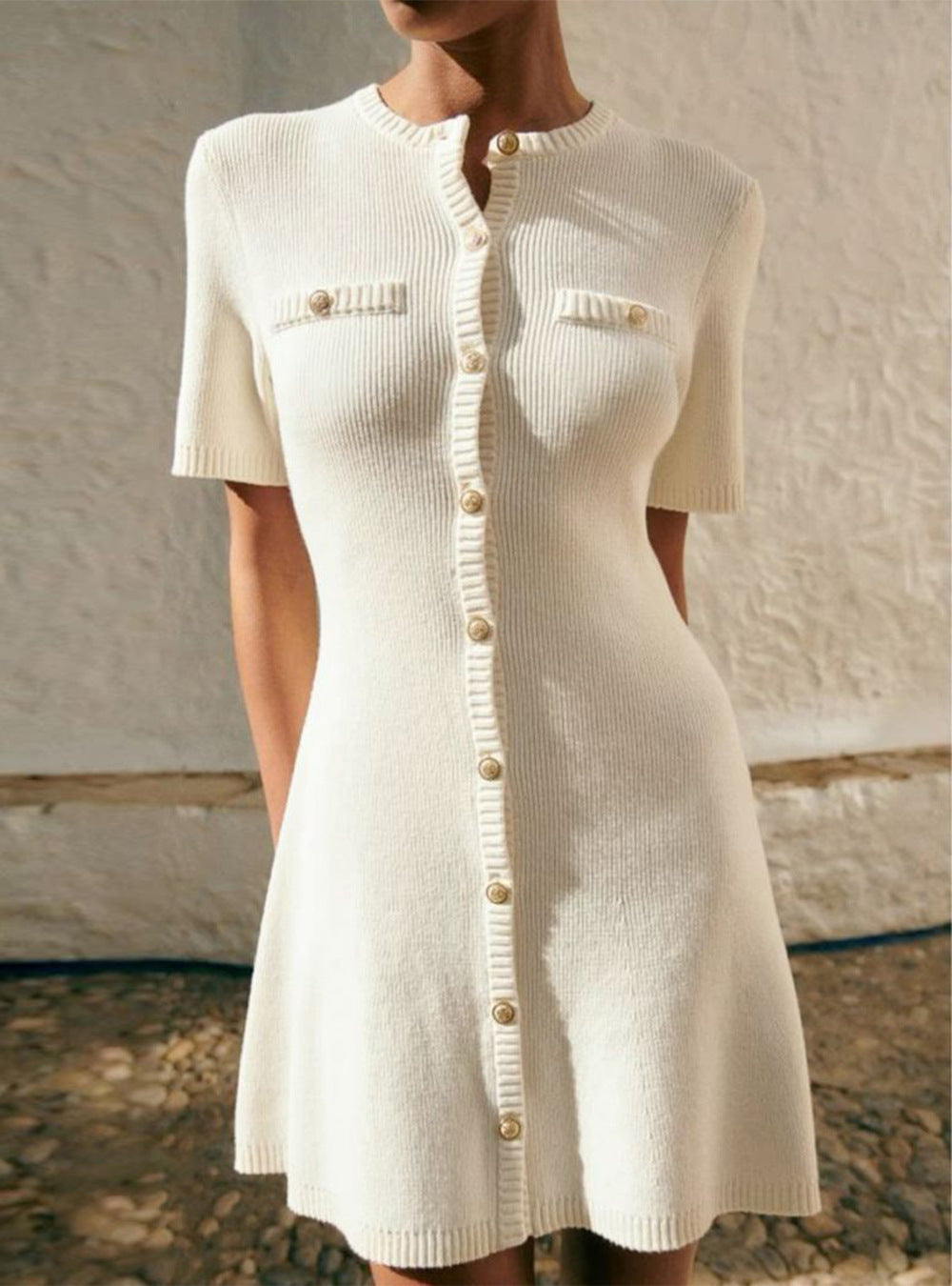 Zinnia - Knitted Mini Dress Olivia The Label