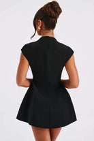 Beatrix - Short Sleeves Mini Dress Olivia The Label