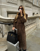 Zali - Suede Trench Coat Olivia The Label