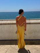 Caroline - Backless Maxi Dress Olivia The Label