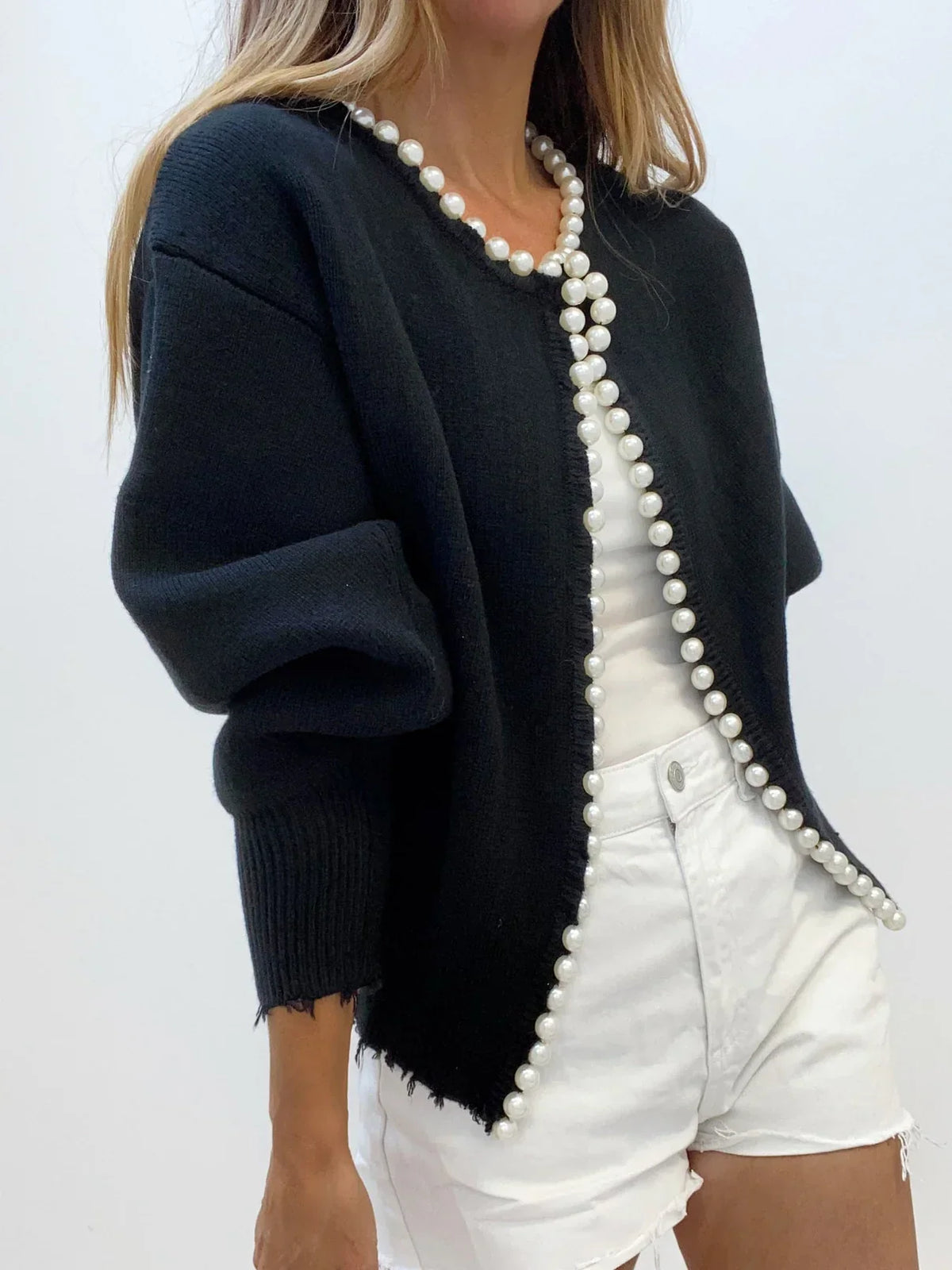 Nancy - Pearl Cardigan Olivia The Label