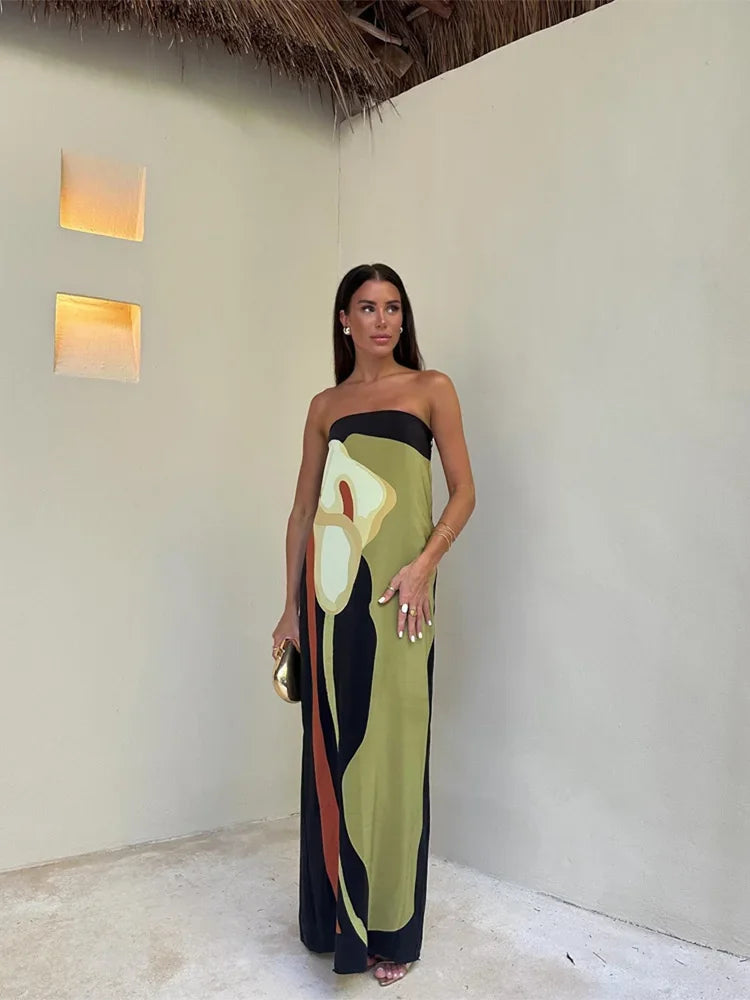 Kate - Strapless Maxi Dress Olivia The Label