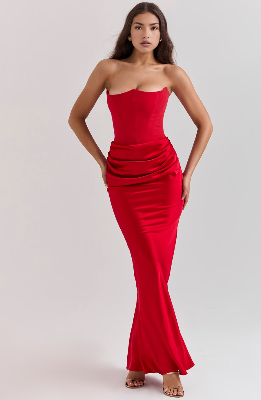 Chloe - Strapless Maxi Dress Olivia The Label
