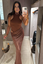 Faye - Asymmetrical Maxi Dress Olivia The Label