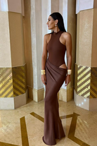 Faye - Asymmetrical Maxi Dress Olivia The Label