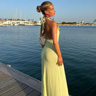 Azalea Sleeveless Maxi Dress Olivia The Label Green XS