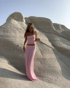 Grace - One-Strap Knitted Set Olivia The Label Pink XS