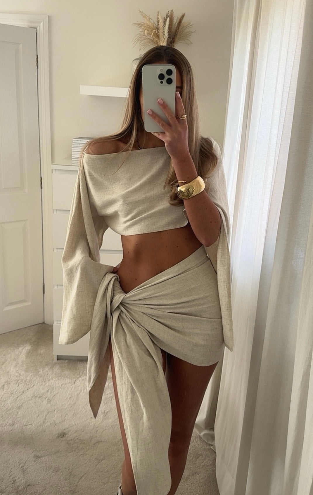 Nylah - Linen Sarong Set Olivia The Label