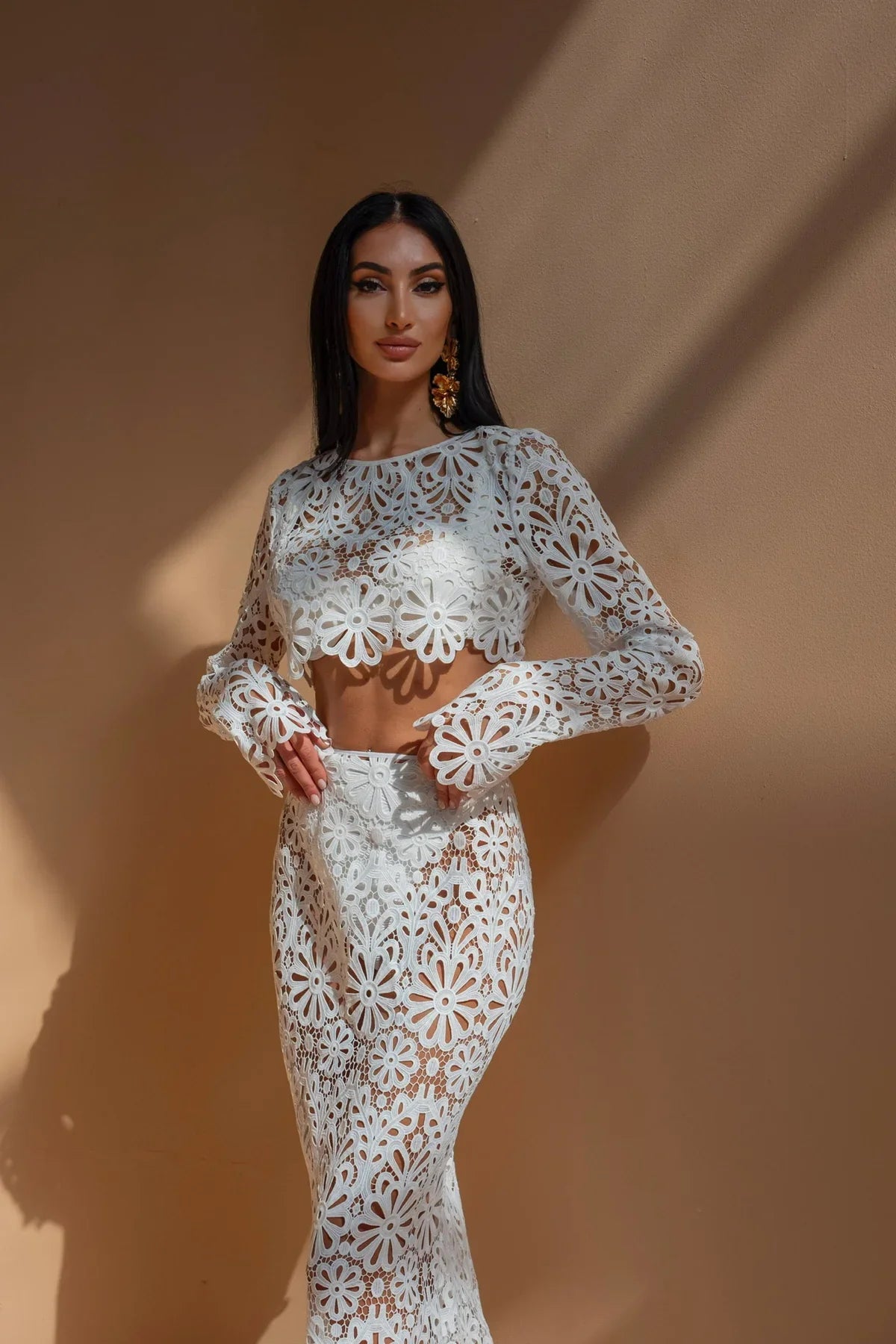 Seren - Long Sleeve Wrap Set Olivia The Label