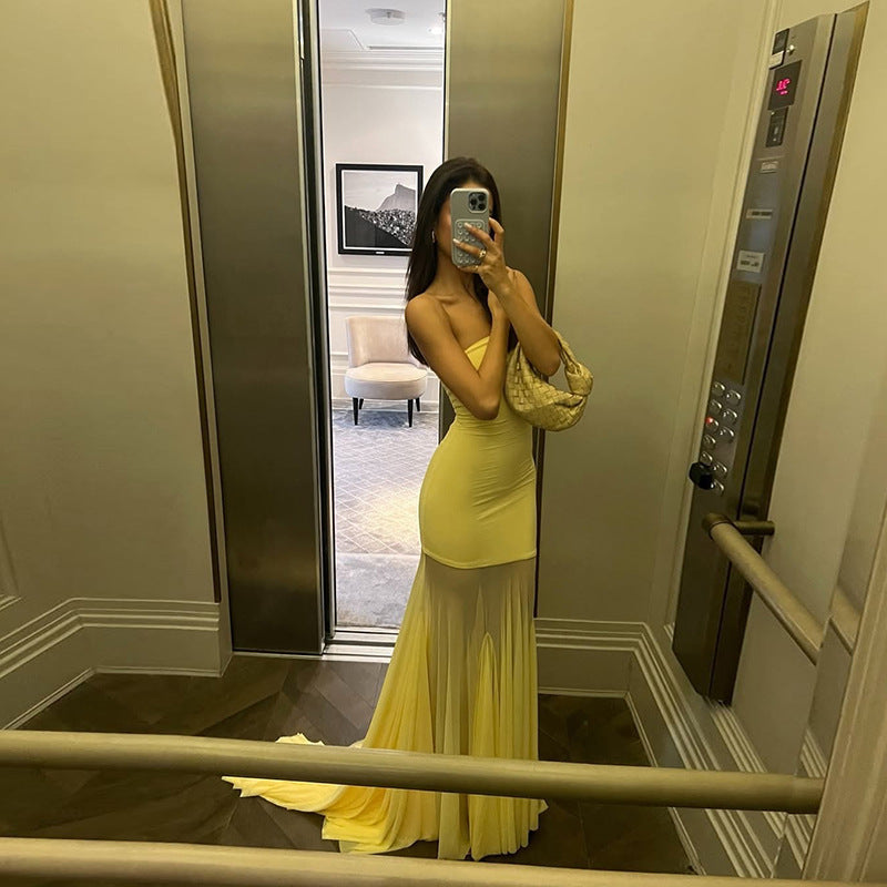 Maddie - Slim Bustier Maxi Dress Olivia The Label