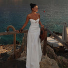 Clarissa - Breasted Hollowed Maxi Dress Olivia The Label