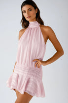 Neriah Halter Mini Dress Dresses Olivia The Label