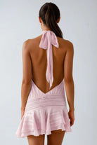 Neriah Halter Mini Dress Dresses Olivia The Label