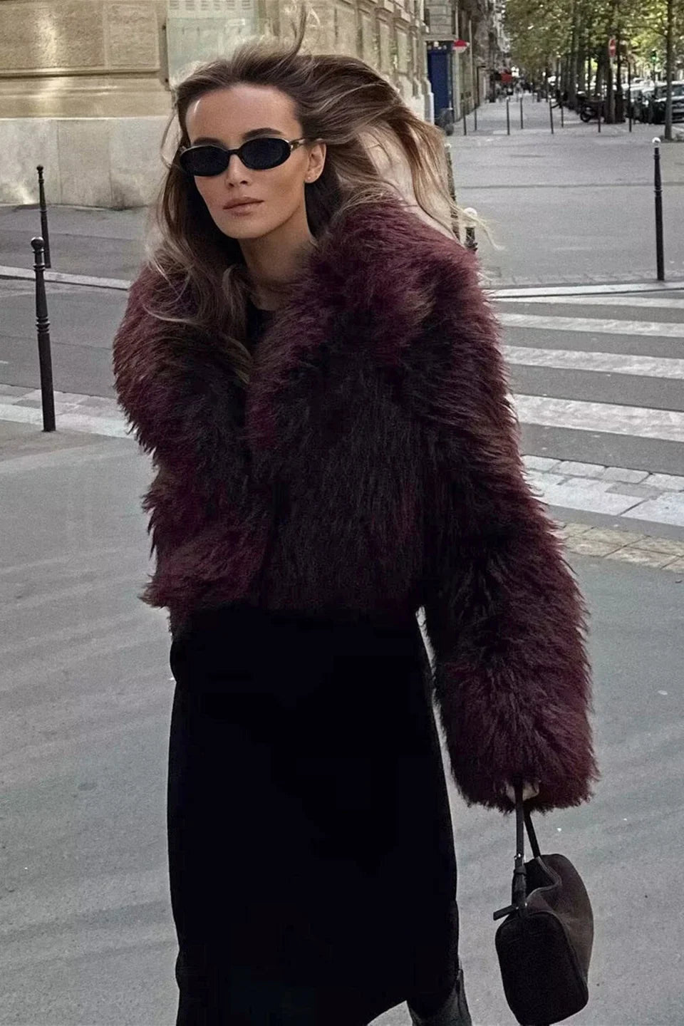 Kaelen Faux Fur Coat Olivia The Label