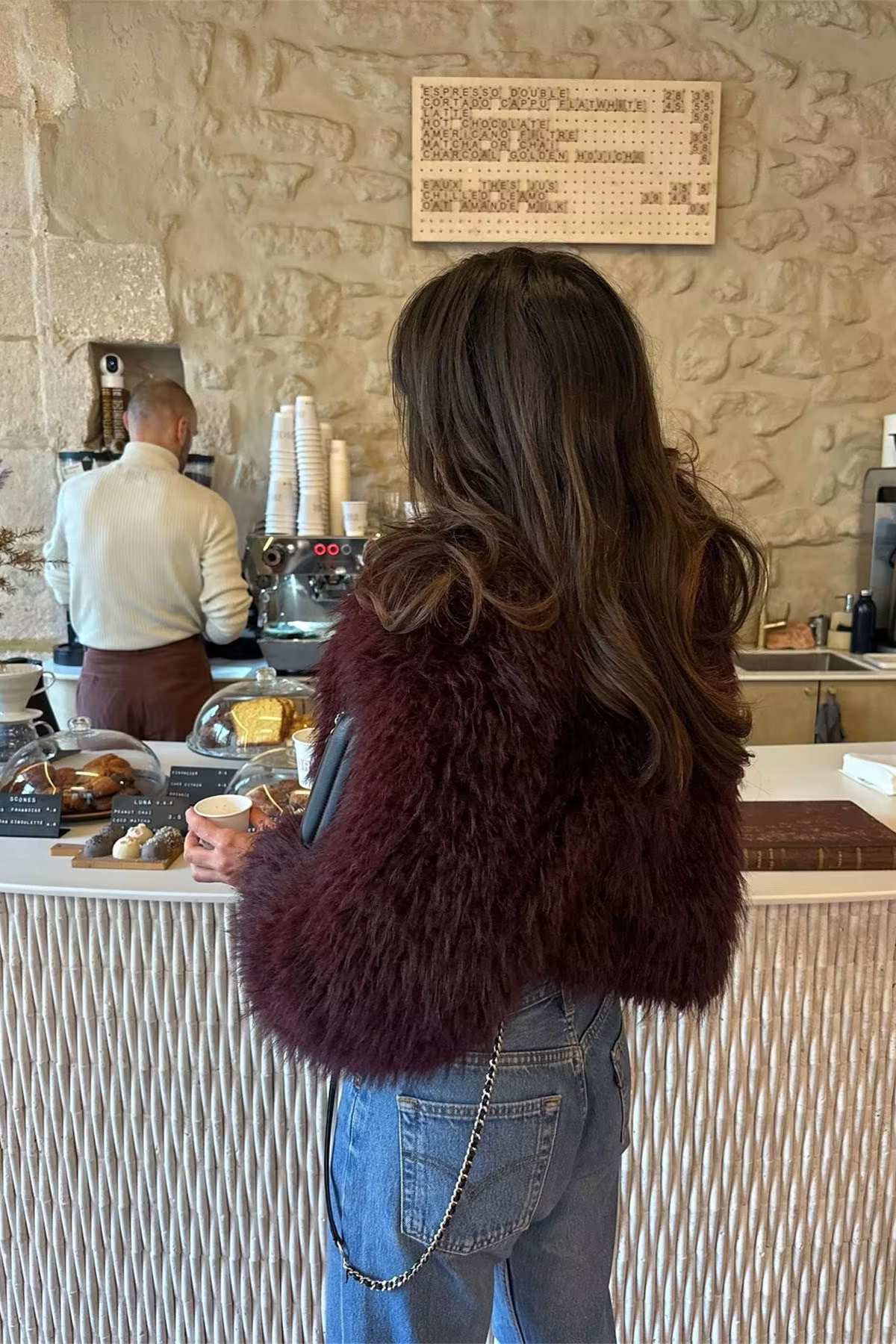 Kaelen Faux Fur Coat Olivia The Label