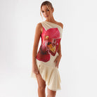Maren - Floral Print Mini Dress Olivia The Label