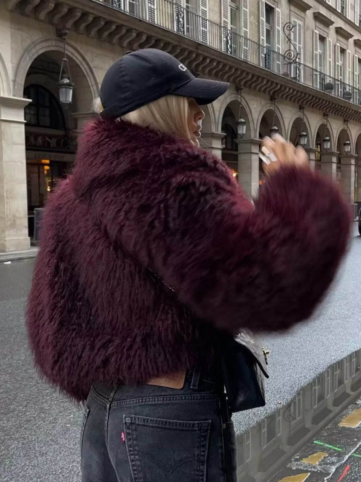 Kaelen Faux Fur Coat Olivia The Label