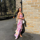 Maisie - Floral Ruffle Maxi Dress Olivia The Label