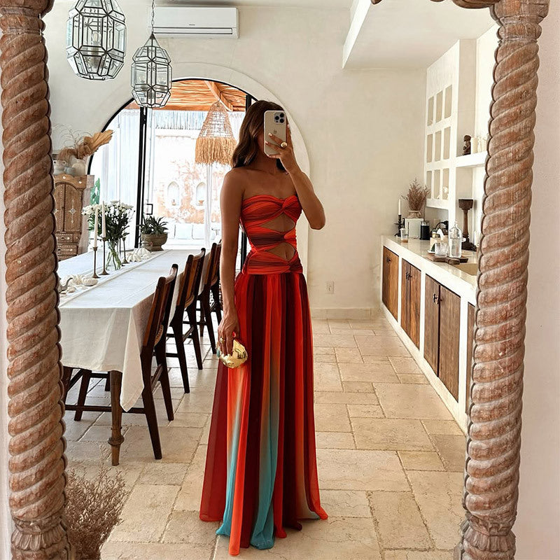 Aurora - Strapless Maxi Dress Olivia The Label