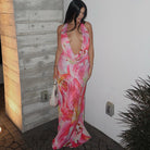 Jarrah - Backless Halter Maxi Dress Olivia The Label