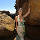 Soraya - Backless Halter Maxi Dress Olivia The Label