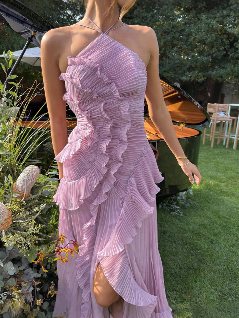 Aria - Charming Ruffle Midi Dress Olivia The Label