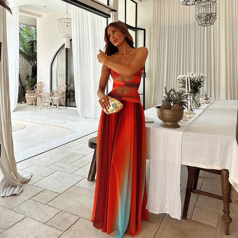 Aurora - Strapless Maxi Dress Olivia The Label