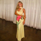 Isolde - Backless Maxi Dress Olivia The Label