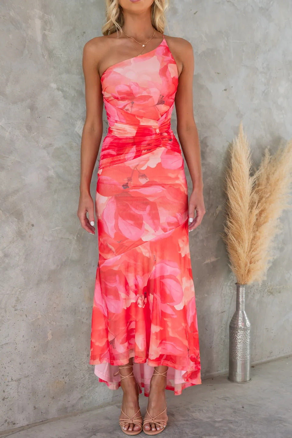 Andie - Floral Summer Midi Dress Olivia The Label