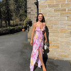 Maisie - Floral Ruffle Maxi Dress Olivia The Label