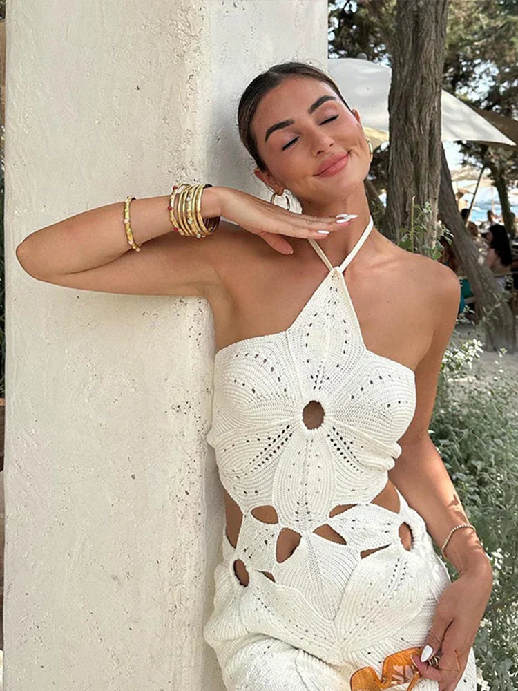 Quinnlee - Crochet Summer Mini Dress Olivia The Label