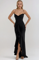 Audrey - Charming Ruffled Gown Olivia The Label Black XS