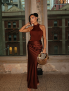 Faye - Asymmetrical Maxi Dress Olivia The Label
