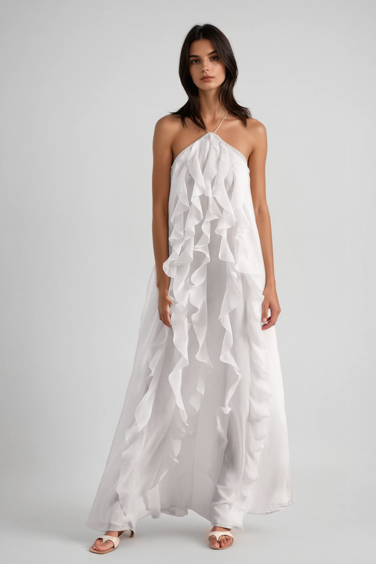 Selene Backless Maxi Dress Dresses Olivia The Label