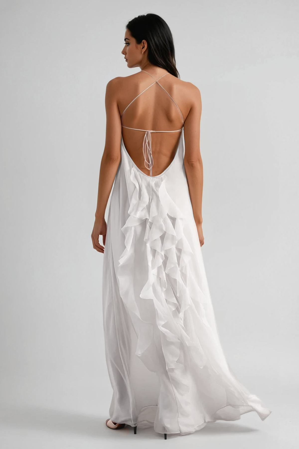 Selene Backless Maxi Dress Dresses Olivia The Label