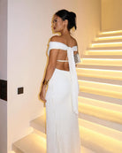 Althea - Elegant Backless Maxi Dress Olivia The Label