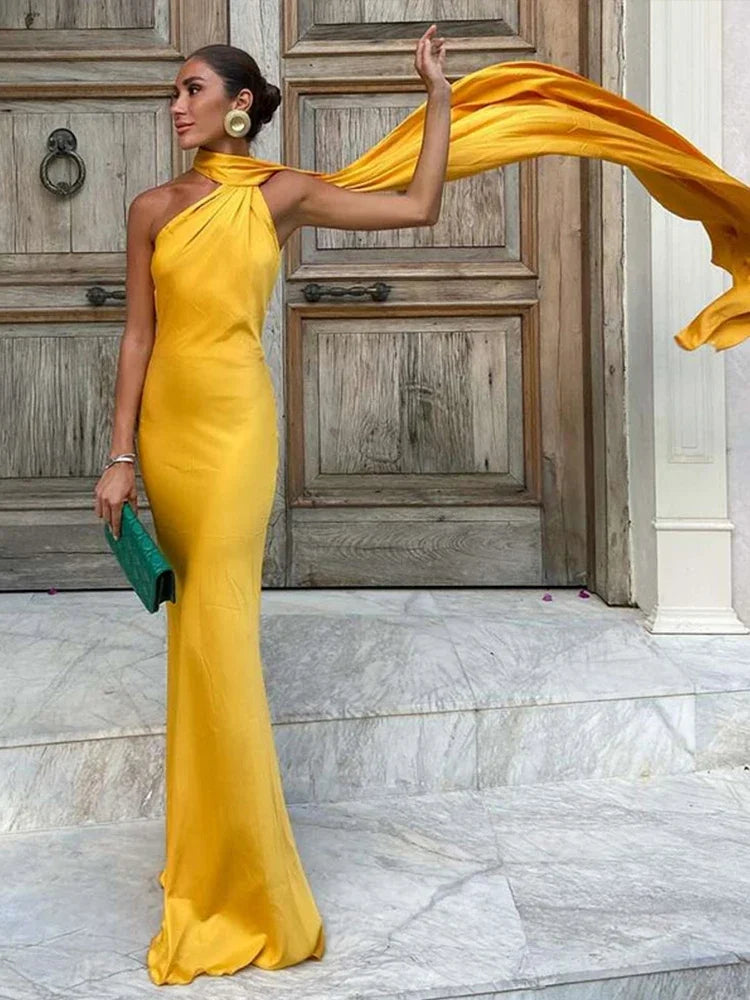 Hattie - Timeless Cape Gown Olivia The Label