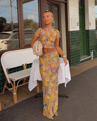 Shellrose - Floral Print Two Piece Set Olivia The Label Multicolour XS
