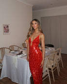 Clara - Sequin Maxi Long Dress Olivia The Label