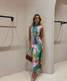 Ava - Pastel Maxi Dress Olivia The Label