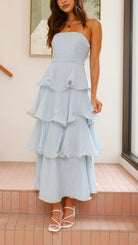 Lila - Tiered Ruffle Maxi Dress Olivia The Label