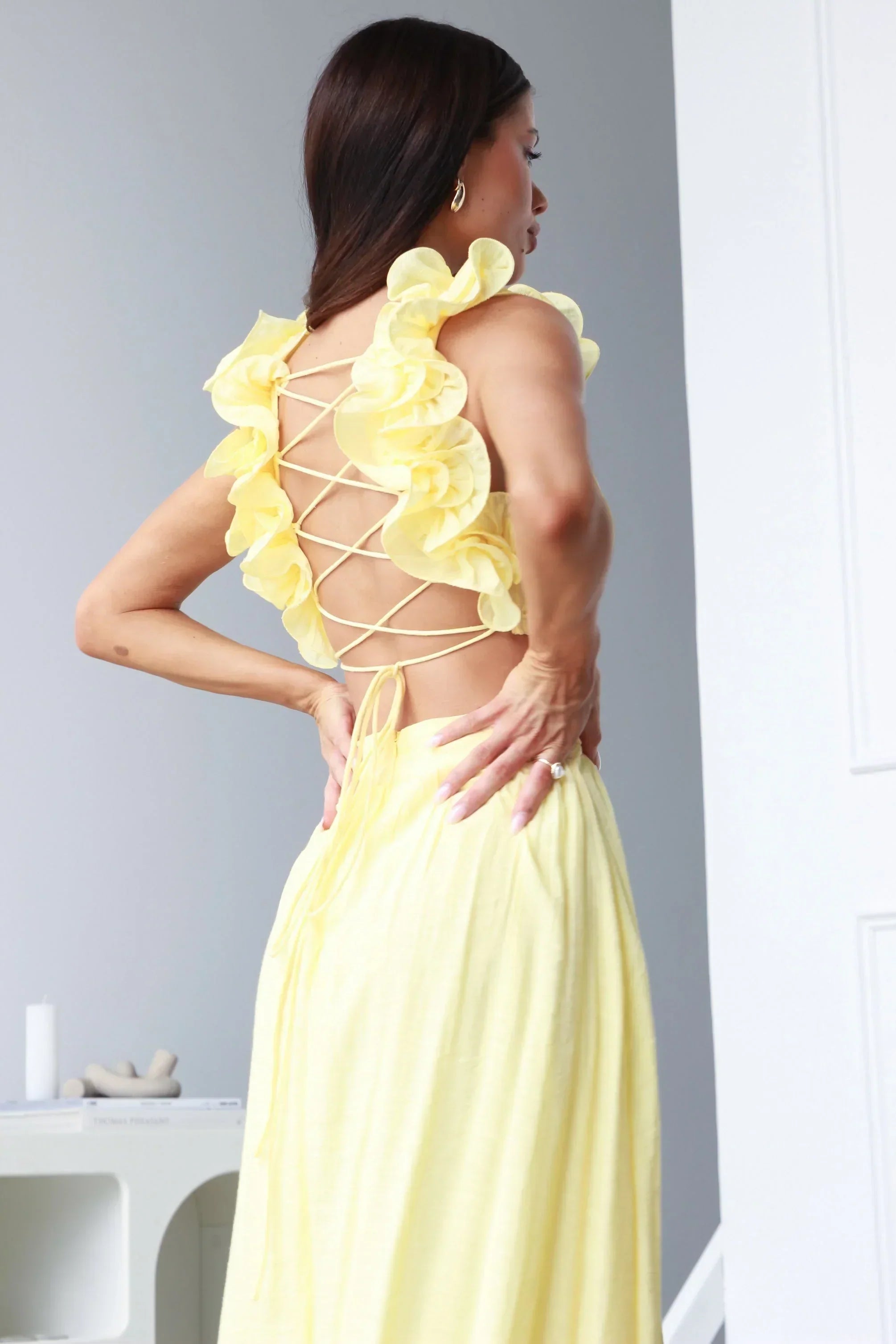 Brielle - Elegant Backless Maxi Dress Olivia The Label