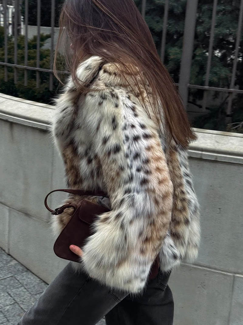 Cambria Faux Fur Coat Olivia The Label