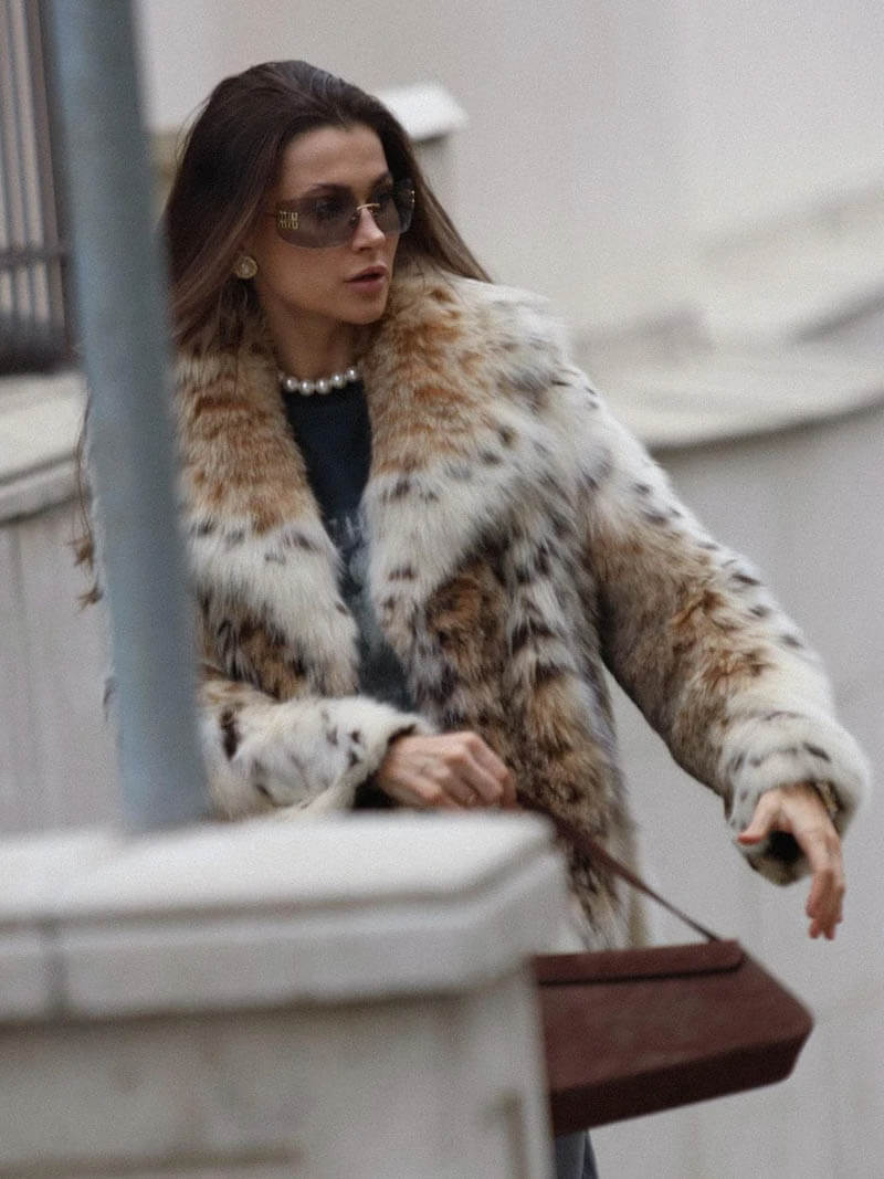 Cambria Faux Fur Coat Olivia The Label