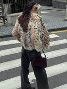 Cambria Faux Fur Coat Olivia The Label White S