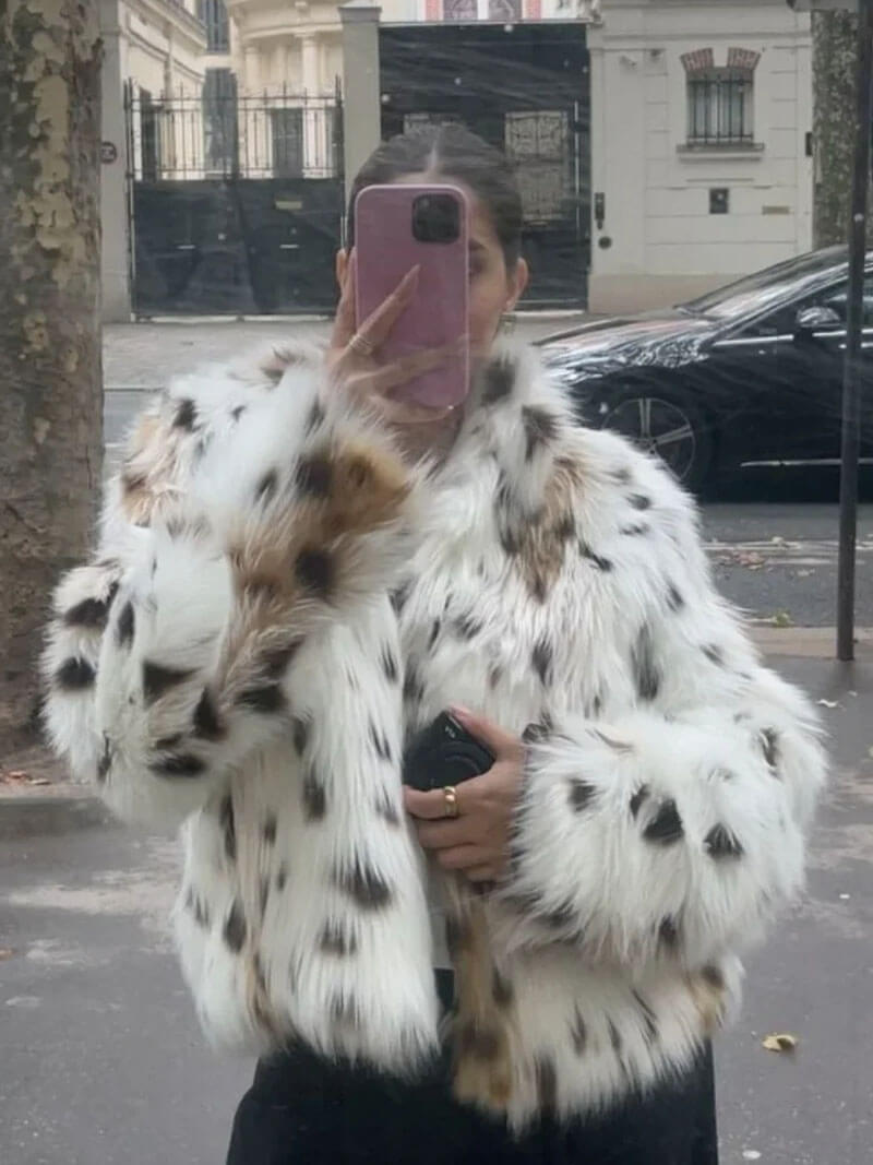 Cambria Faux Fur Coat Olivia The Label