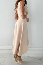 Sorelle - V-Neck Midi Dress Olivia The Label