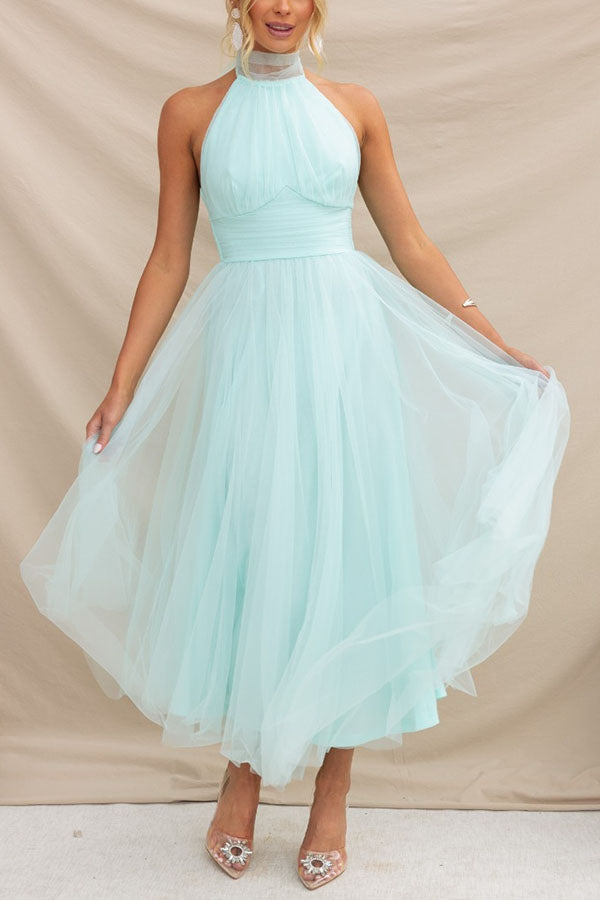 Sadie - Fancy Tulle Midi Dress Olivia The Label