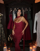 Rosie - Strapless Bodycon Maxi Dress Olivia The Label