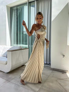 Sophia - Romantic Flower Midi Dress Olivia The Label